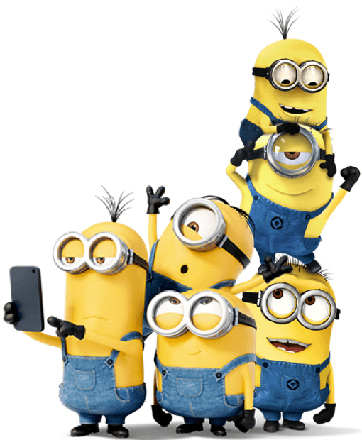 Alexander und Peter Gatzweiler als Minion im Einsatz