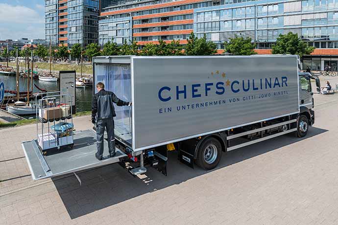 Peter Brownbill als Walk Act bei Chefs Culinar