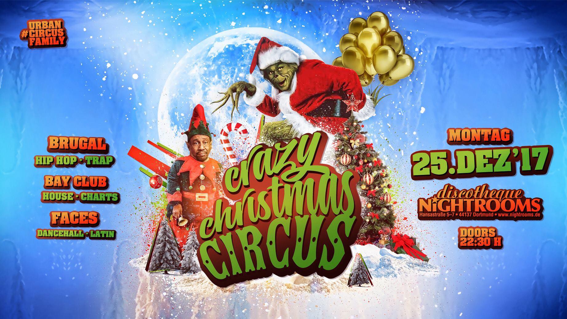 Der kleinwüchsige Schauspieler Peter Brownbill ist heute für den Crazy Chrismas Circus in dem Dortmunder Club Nightrooms als Walk Act gebucht.